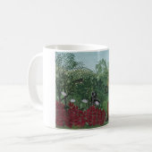 Tropischer Wald mit Affen und Schlange (Rousseau) Kaffeetasse (Vorderseite Links)