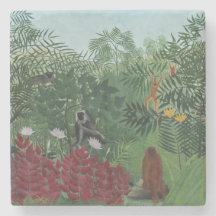 Tropischer Wald mit Affen und Schlange (Rousseau)