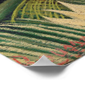 Tropischer Wald mit Affen von Henri Rousseau. Poster (Ecke)