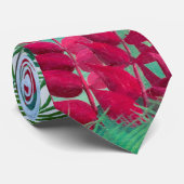 Tropischer Wald mit Affenschlangentieren Krawatte (Gerollt)