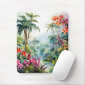Tropischer Wald Mousepad (Mit Mouse)