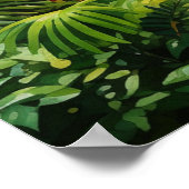 Tropischer Wald Poster (Ecke)