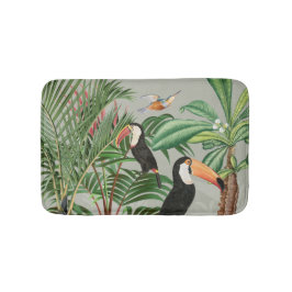 Tropischer Wald & Toucan Birds Badematte