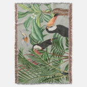 Tropischer Wald & Toucan Birds Decke (Vorderseite Vertikal)