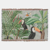 Tropischer Wald & Toucan Birds Decke (Vorderseite)