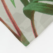 Tropischer Wald & Toucan Birds Fleecedecke (Ecke)