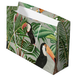 Tropischer Wald & Toucan Birds Große Geschenktüte