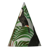 Tropischer Wald & Toucan Birds Partyhütchen (Vorderseite)