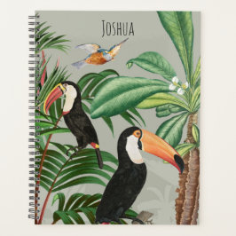 Tropischer Wald & Toucan Birds Planer