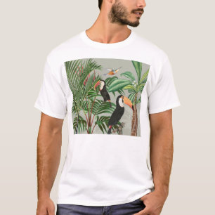 Tropischer Wald & Toucan Birds T-Shirt
