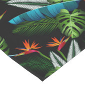 Tropischer Walddschungel, grüne Blattwerk, Blätter Kurzer Tischläufer (Ecke)