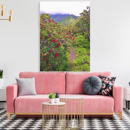 Tropischer Wanderweg Leinwanddruck (Insitu (Wohnzimmer))