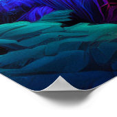 Tropischer Wasserfall Poster (Ecke)