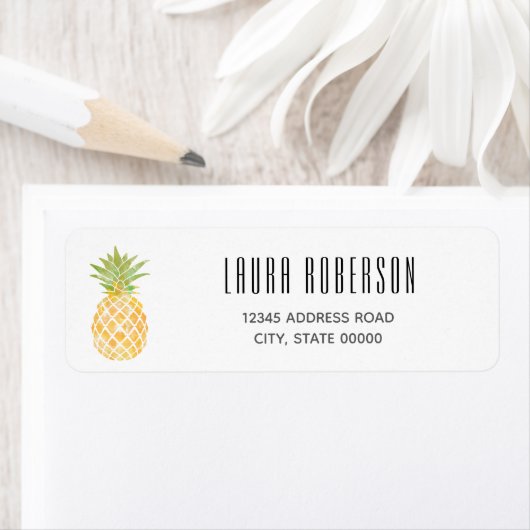 Tropischer Wasserfarbengelber Ananas-Stift (Insitu)