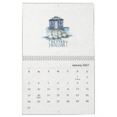Tropischer Wasserfarbenkalender 2026 Kalender (Jan 2027)