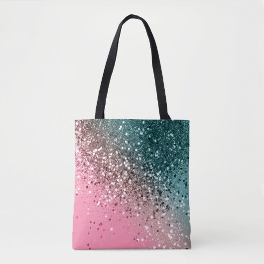 Tropischer Watermelon-Glitzer #2 Tasche (Vorderseite)