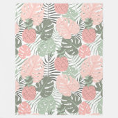 Tropischer Weg 60x80 Fleece Blanket (Vorderseite)