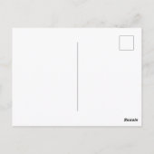 Tropischer Weihnachtsmann Postkarte (Rückseite)