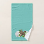 Tropischer Weihnachtsstrand Badhandtuch Set (Handtuch)