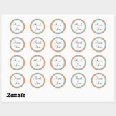Tropischer Wellness-Center Danke Stickers (Blatt)