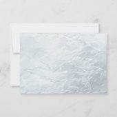 Tropischer Whale Hochzeit - Details Karte (Rückseite)