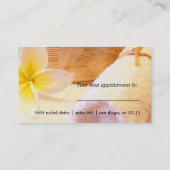 Tropischer Whirlpool Wellness-Center Skin Care Mas Terminkarte (Rückseite)