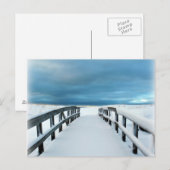 Tropischer Winter Postkarte (Vorne/Hinten)