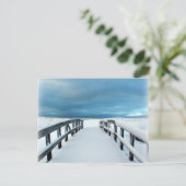 Tropischer Winter Postkarte (Stehend Vorderseite)