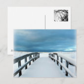 Tropischer Winter Postkarte (Vorne/Hinten)