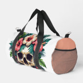 Tropischer Zerfall: Blut und Knochen Duffle Bag (Rechte Ecke)
