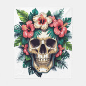 Tropischer Zerfall: Blut und Knochen Fleecedecke (Vorderseite)