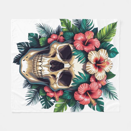 Tropischer Zerfall: Blut und Knochen Fleecedecke (Vorderseite (Horizontal))