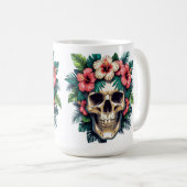 Tropischer Zerfall: Blut und Knochen Kaffeetasse (VorderseiteRechts)