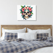 Tropischer Zerfall: Blut und Knochen Leinwanddruck (Insitu (Schlafzimmer))