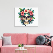 Tropischer Zerfall: Blut und Knochen Leinwanddruck (Insitu (Wohnzimmer))