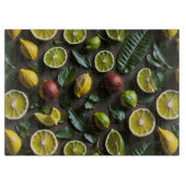 tropischer Zitrusfrüchte Schneidebrett (Vorderseite)