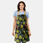 tropischer Zitrusfrüchte Schürze (Getragen)