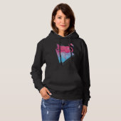 Tropischer Zoo Bird 80s Hoodie (Vorne ganz)