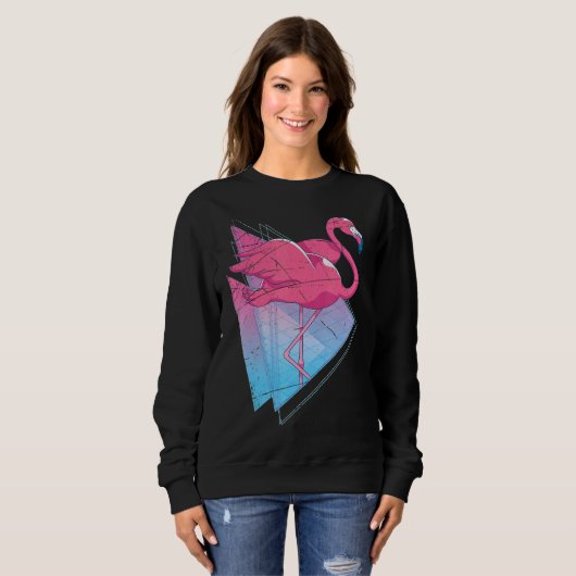 Tropischer Zoo Bird 80s Sweatshirt (Vorne ganz)