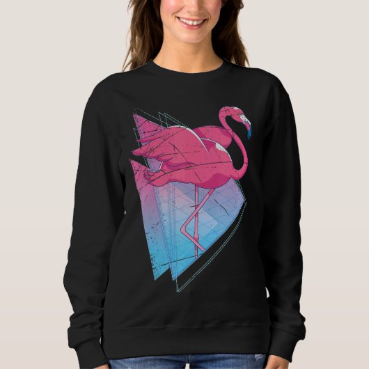 Tropischer Zoo Bird 80s Sweatshirt (Vorderseite)