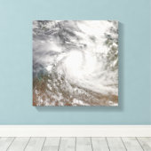 Tropischer Zyklon Billy Leinwanddruck (Insitu (Holzboden))