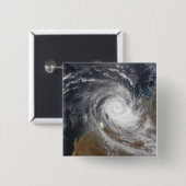 Tropischer Zyklon Billy über Australien 2 Button (Vorne & Hinten)