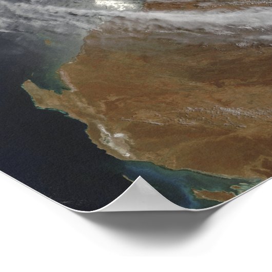 Tropischer Zyklon Billy über Australien 2 Poster (Ecke)