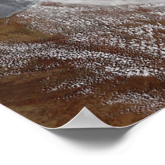 Tropischer Zyklon Billy über Australien Poster (Ecke)