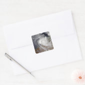 Tropischer Zyklon Billy über Australien Quadratischer Aufkleber (Umschlag)