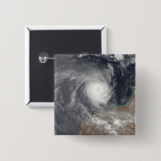 Tropischer Zyklon Billy vor Australien Button (Vorne & Hinten)