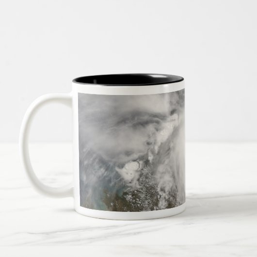 Tropischer Zyklon Billy Zweifarbige Tasse (Links)