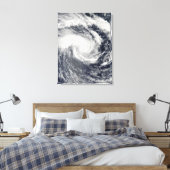 Tropischer Zyklon Edzani im Südindischen Ozean Leinwanddruck (Insitu (Schlafzimmer))