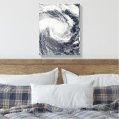 Tropischer Zyklon Edzani im Südindischen Ozean Leinwanddruck (Insitu (Schlafzimmer))