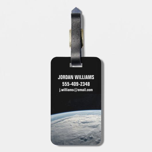 Tropischer Zyklon Idai über der afrikanischen Küst Gepäckanhänger (Rückseite vertikal)